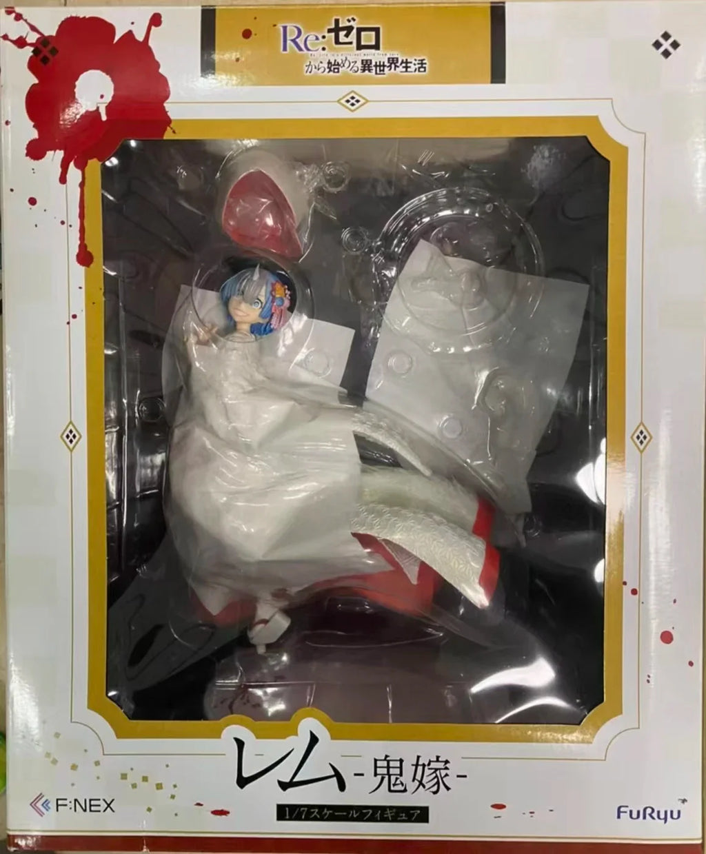【UA】F:NEX Re:Zero – Das Leben in einer anderen Welt Rem Geisterhochzeit Maßstab 1/7 Figurenmodell Spielzeug Geschenk