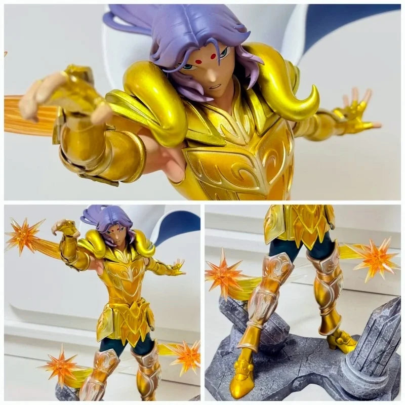 Genuine Bandai Saint Cloth Museum 12 Gold Saint Seiya All Series Art Statue Set Sculpture Limited Edition Anime Figurine Gift