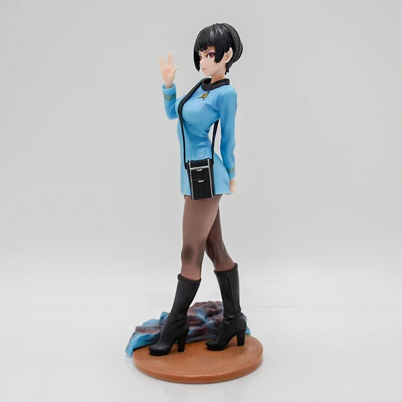 Star Trek Bishoujo Medical 21cm Officer Anime Girl Figure Command/Vulcan Science Officer Action Figure Collection Model Doll Toy