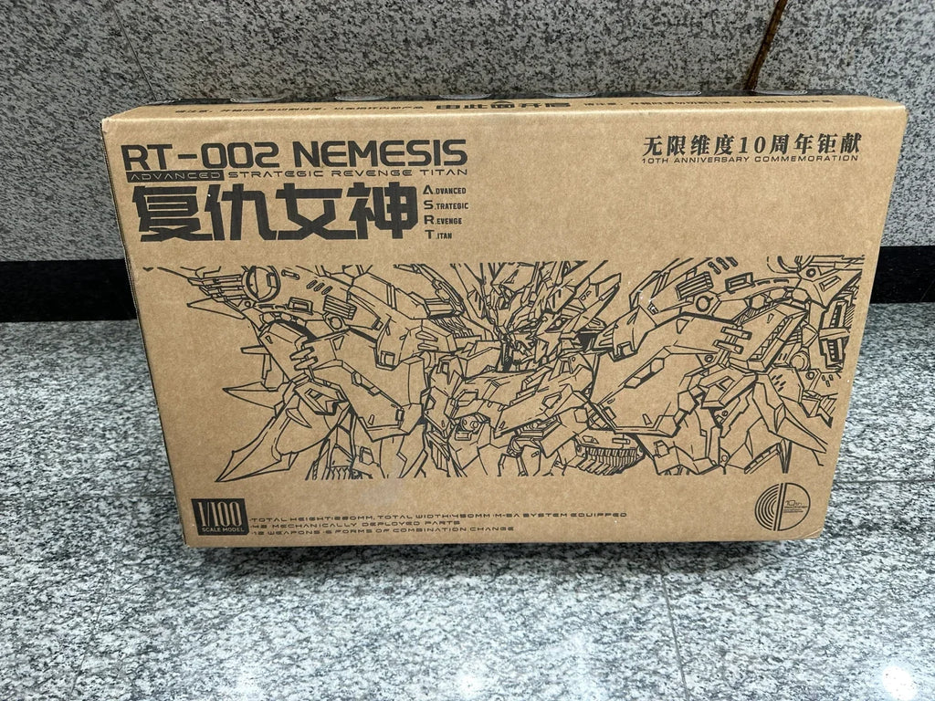 In Stock Infinite Dimension RT-002 NEMESIS 1/100 Assembling Model Mecha Model Pvc Toys IN ERA+ ADVANCED STRATEGIC REVENGE TITAN