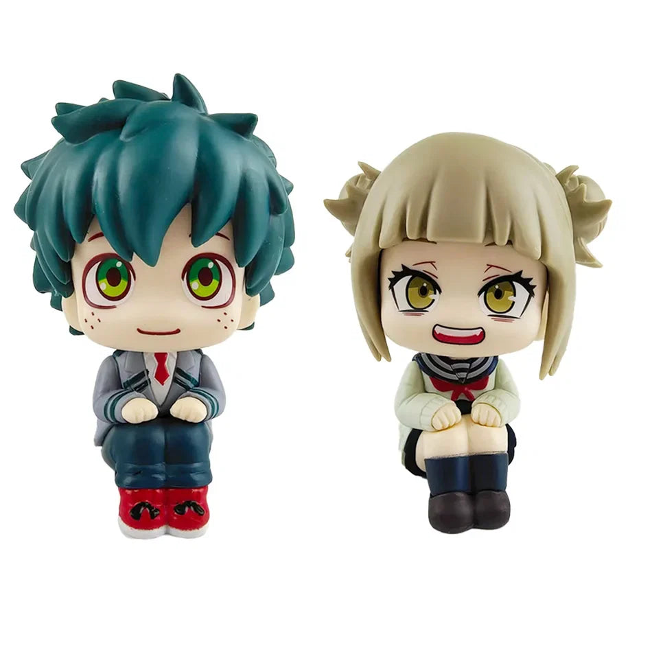 10cm Boku no Hero Academia Anime Figure Midoriya Izuku Action Figure Bakugo Katsuki/Todoroki Shoto Figurine PVC Collection Toys