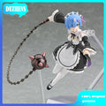 100% Original:Anime Re:Zero REM 13CM Figma PVC Actionfigur Anime Figuren Modell Spielzeug Figuren Sammlung Puppen Geschenk