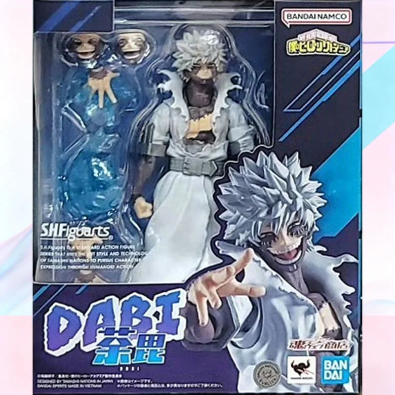 In Stock BANDAI Original Box S.H.Figuarts My Hero Academia DABI SHF Action Figure Model Gift for Kids Foam Box Packaging