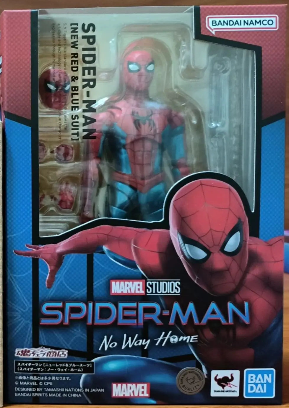 FIGUARTS SHF Spider Man New Red and Blue Cost