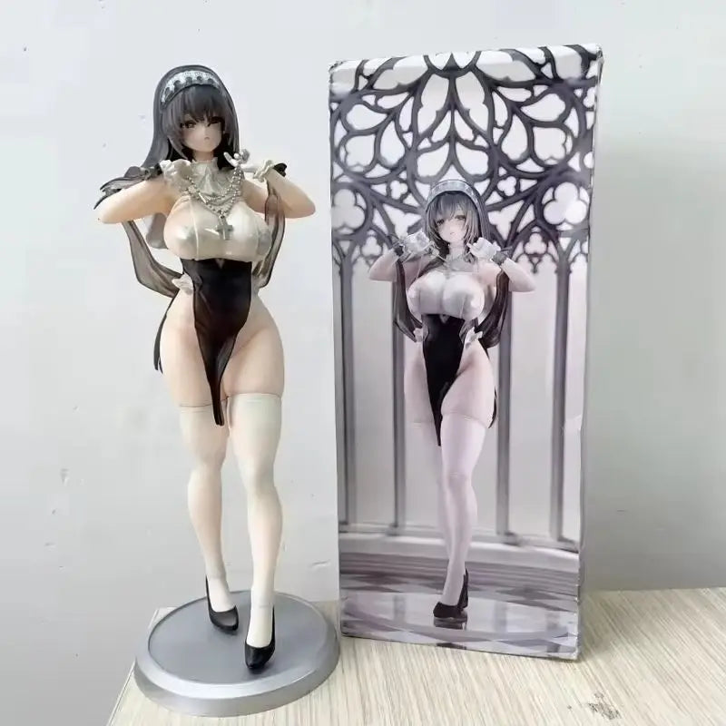 28cm Pure Vibrastar Seishori Pray Sister Girl Hard Anime Fiugre Pvc Action Figure Model Statue Model Collection Toys Doll Gifts
