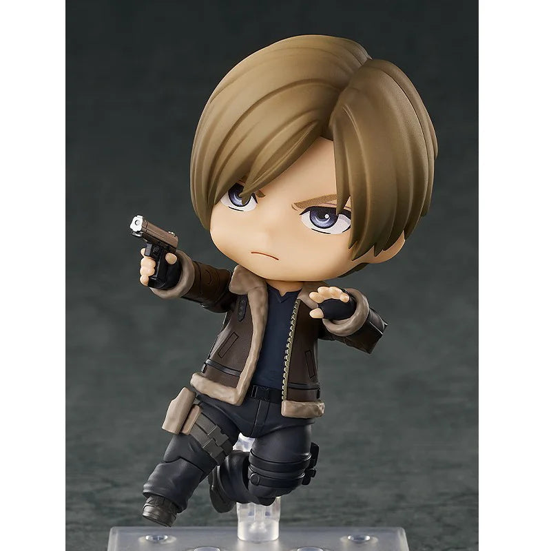 Leon Scott Kennedy Figure 10cm Q Version Cute PVC Action Figure Amine Birthday Gift Collectible Figurine Aixlan #2337