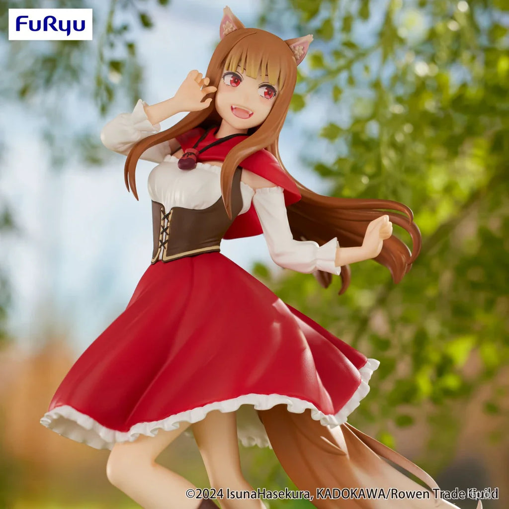 InStock Original FuRyu Prepainted Trio-Try-iT Figure Ookami To Koushinryou: Merchant Meets The Wise Wolf Holo Akazukin Ver.