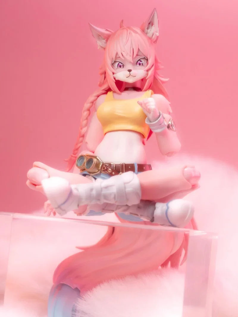 Genuine Ladotoys Model Wolf Girl Candyland Style Era-001cl Liya Fix Ver. 1/12 Model Customized Action Figure Toy Collection Gift