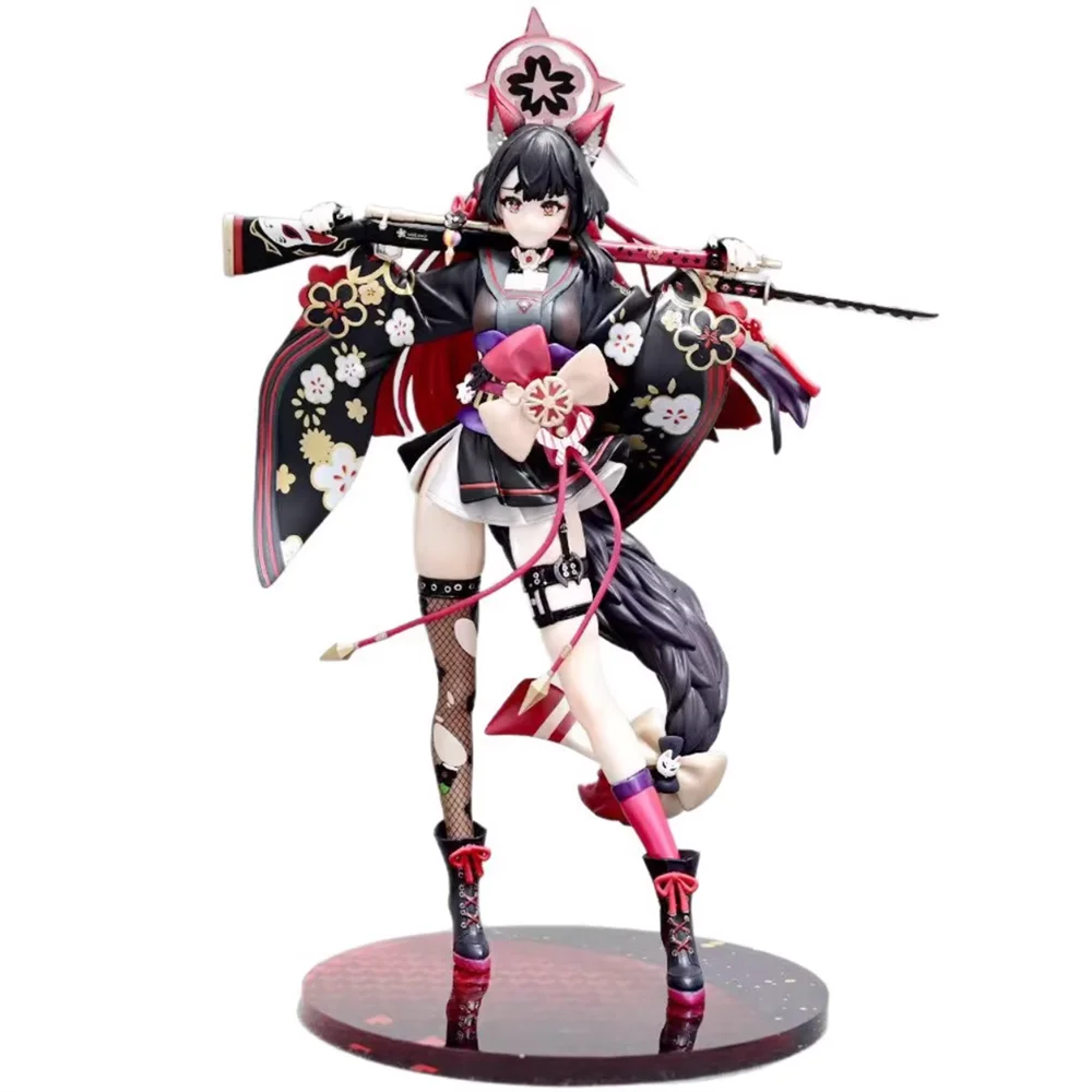 New 25cm Blue Archive Figure Kosaka Wakamo Anime Fox Girl Pvc Action Figure Toy Statue Game Adult Collection Model Doll Gifts