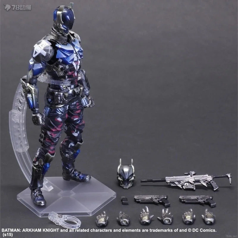 SQUARE ENIX PlayArts Changes Finished Movable Doll Arkham Knight Batman Limited Edition Color Figure Toys Model Gifts for Boys