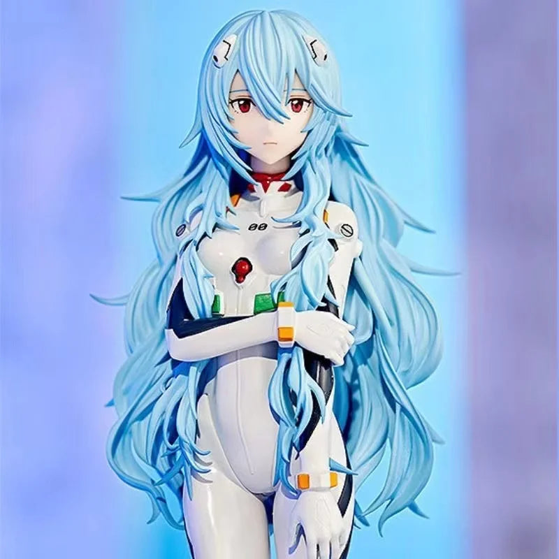 18CM 2024 New Anime NEON GENESIS EVANGELION EVA Ayanami Rei kawaii figure PVC model toys doll collect ornaments gifts