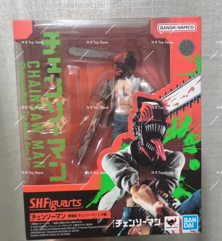 Bandai S.H.Figuarts SHF Chainsaw Man Makima Model Kit SHF PVC about 14.5cm Action Figures Model Toys Figurine Gift for Children