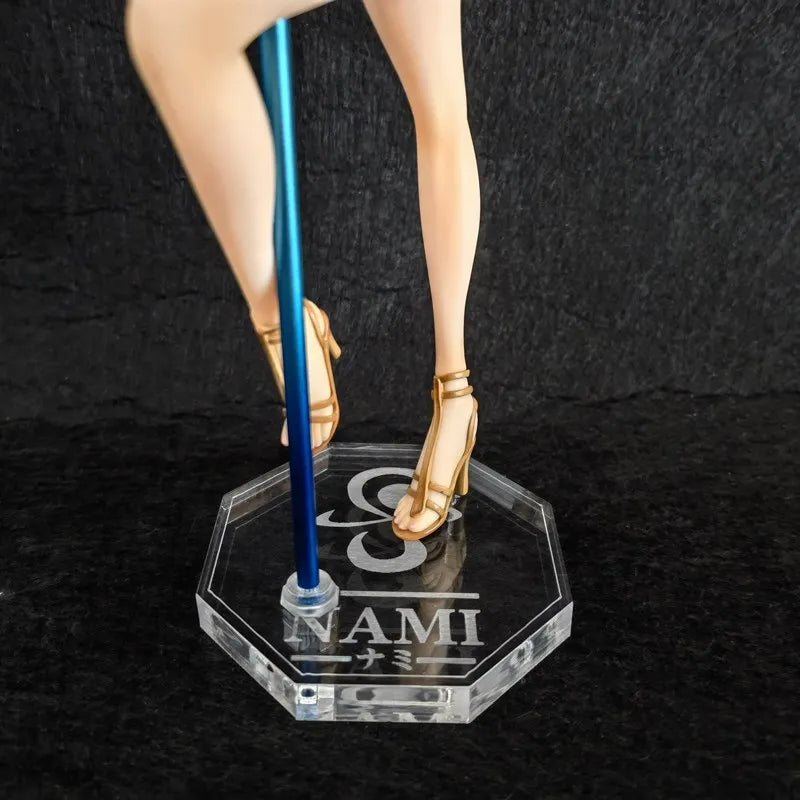 Acrylic Base Platform Transparent N Pirate Anime Figure Stand Pose Display Holder  Collectible Toy