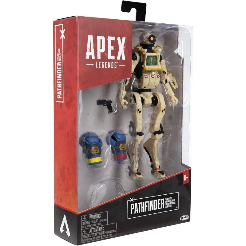 15cm Electronic Arts Apex Legends Pathfinder Action Figure with Crash Test Rare Skin,Bloodhound Collectible Action Figure