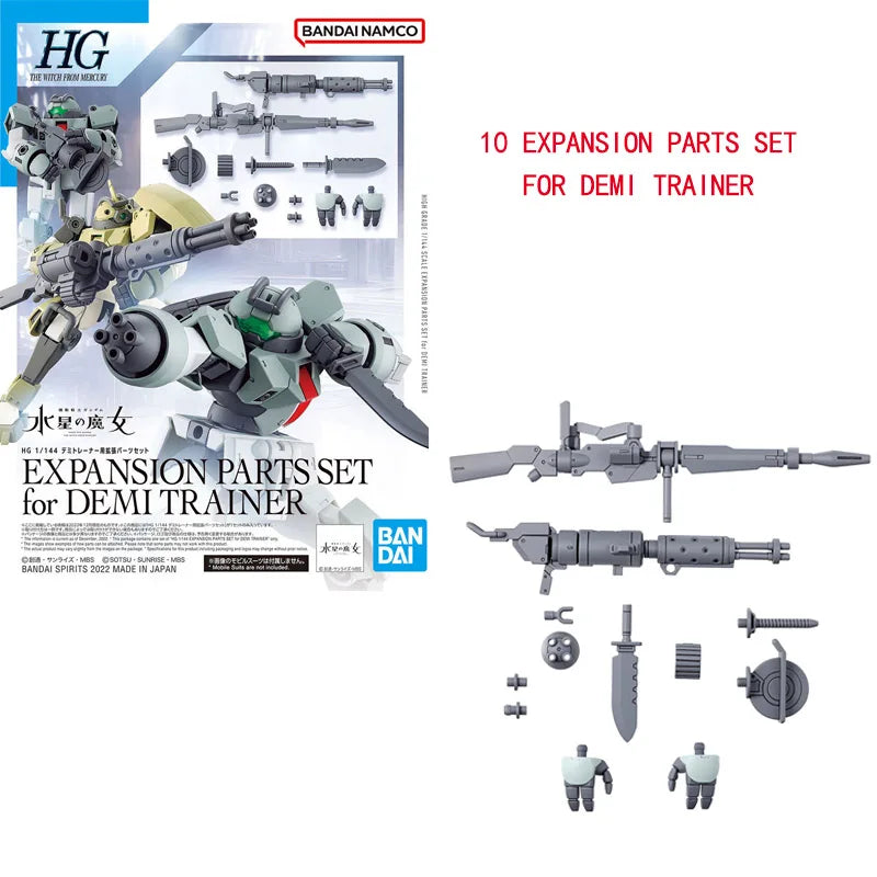 Bandai Genuine HG The Witch From Mercury GUNDAM LFRITH CALIBARN BEGUIR-BEU DARILBALDE ZOWORT HEAVY Anime Assembly Model Toys Kid