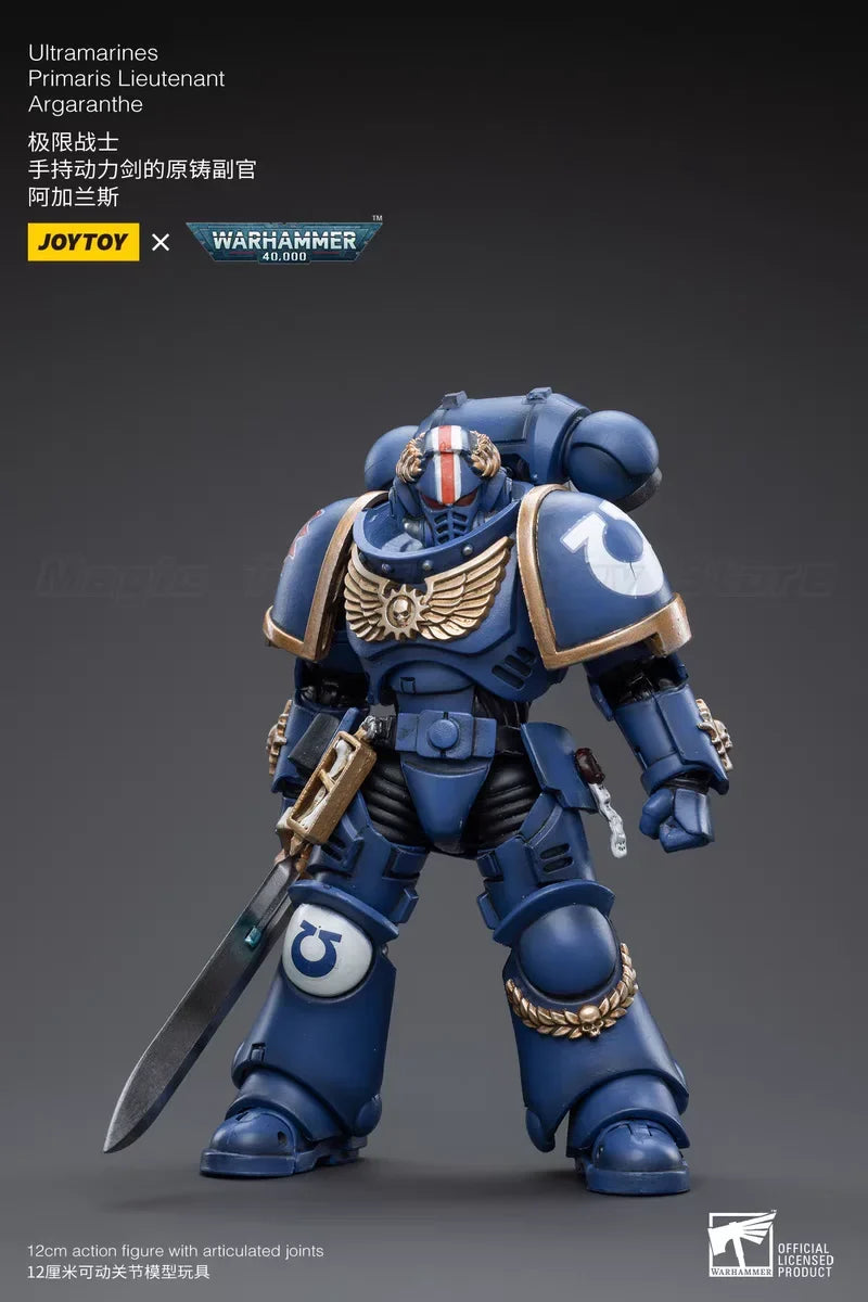 【In stock】 JOYTOY 1/18 action figure warhammer 40k Ultramarines Primaris Lieutenant Argaranthe Figures Anime Ornaments  Gifts