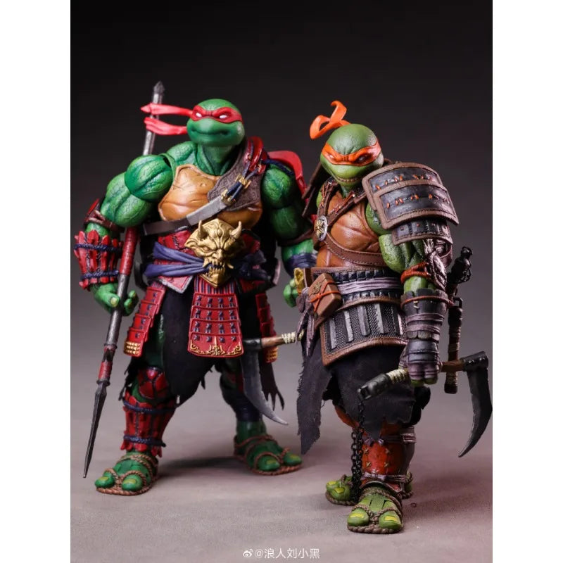 Memory Toys Gunman LING JIHUN Teenage Mutant Ninja Turtles ，WF Venue Limited Michelangelo and Raphael Movable Model Collection
