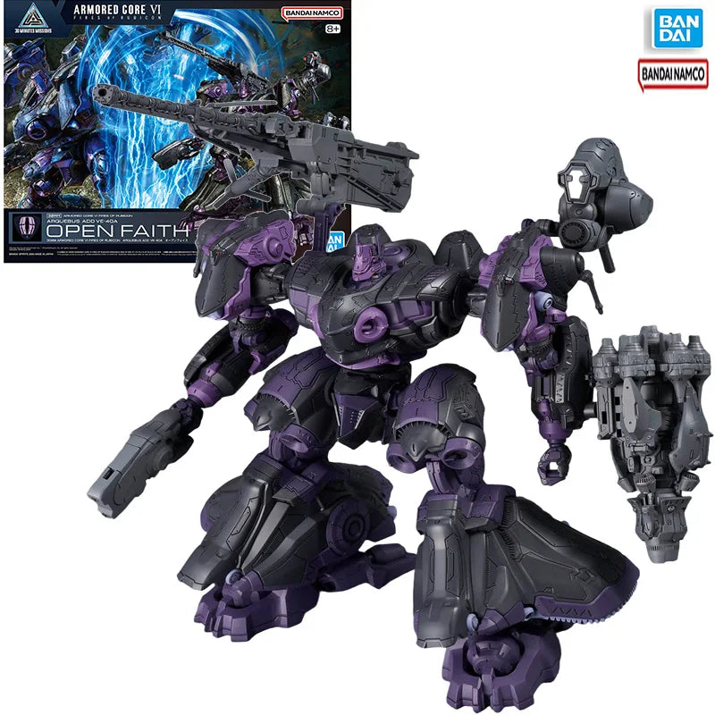 Bandai Genuine 30MM ARMORED CORE VI FIRES OF RUBICON VE-40A OPEN FAITH SET 06 Anime Action Figure  Assembly Model Toys Gift Kid
