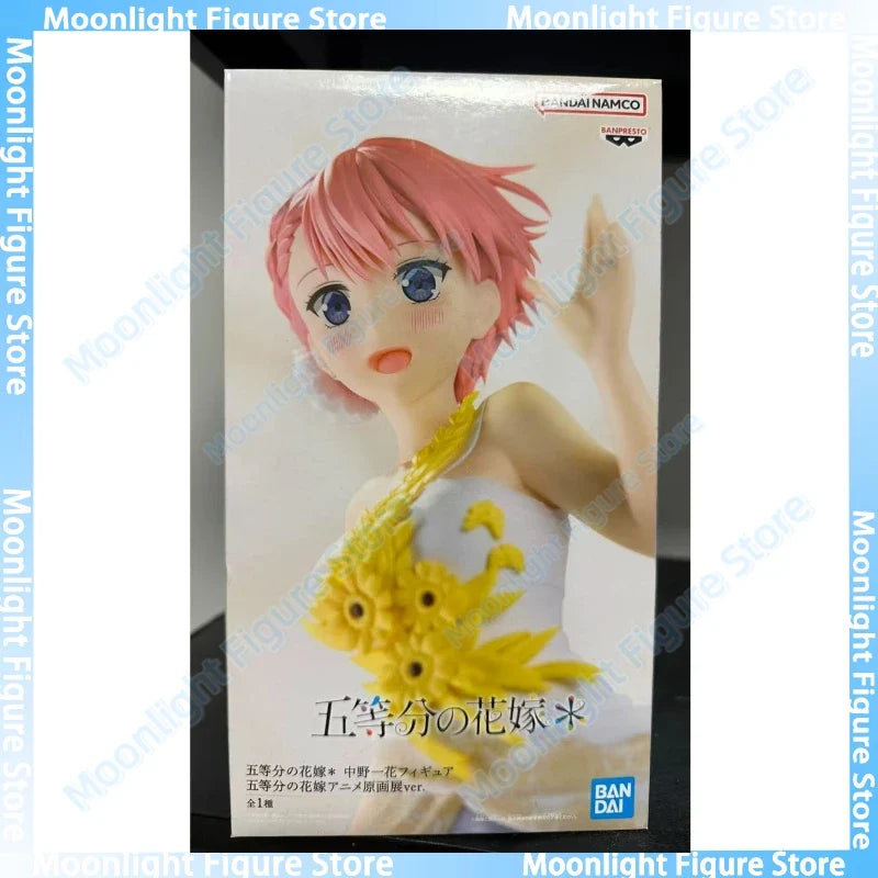 In Stock Bandai BANPRESTO Nakano Ichika Nakano Itsuki Nino Miku Yotsuba Wedding Dress Anime Action Figure Toy Model Collection