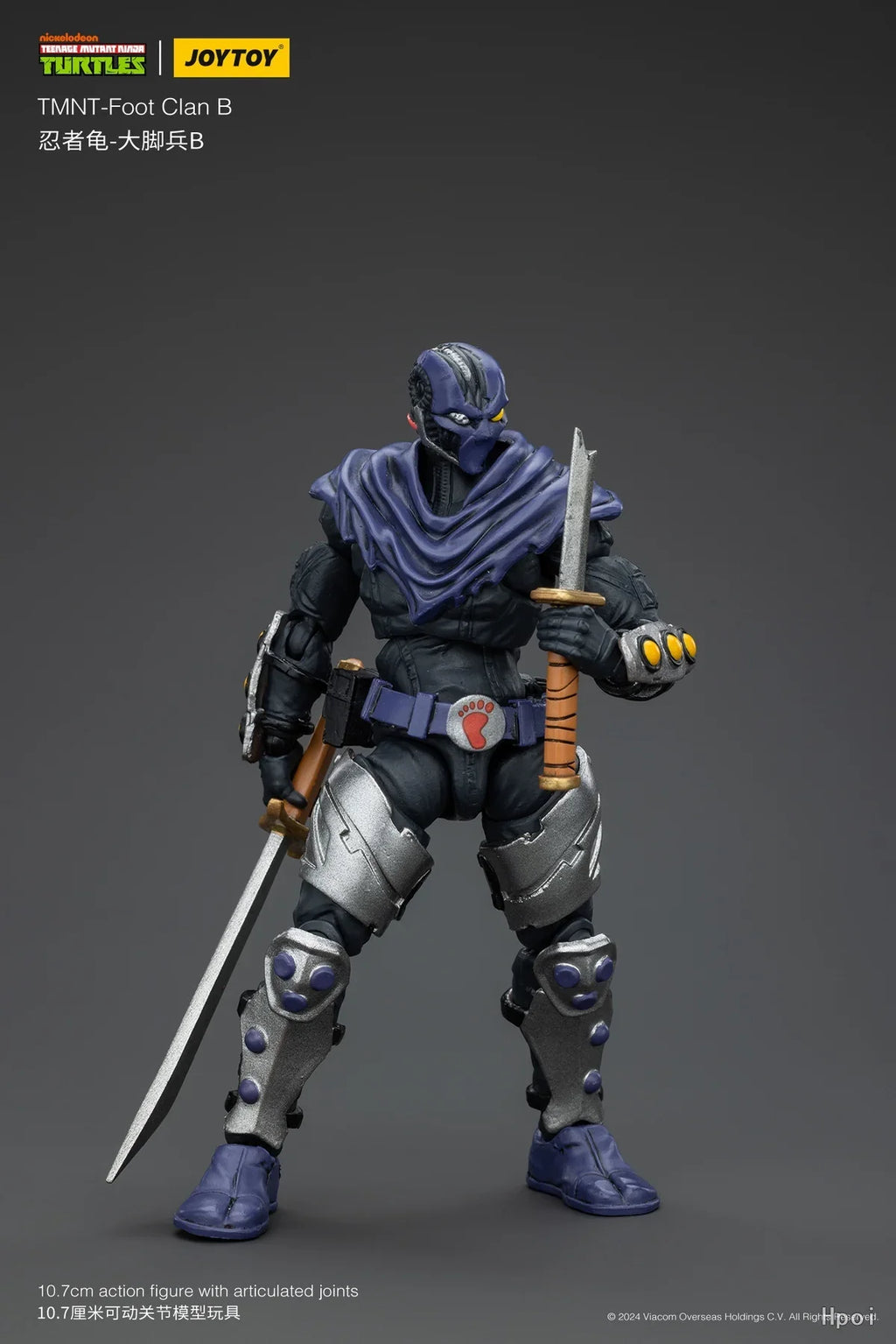 【SF】JOYTOY 1/18 Action Figure TMNT-Shredder Foot Clan A B 3pcs Model Toys Gifts Collection Ornaments
