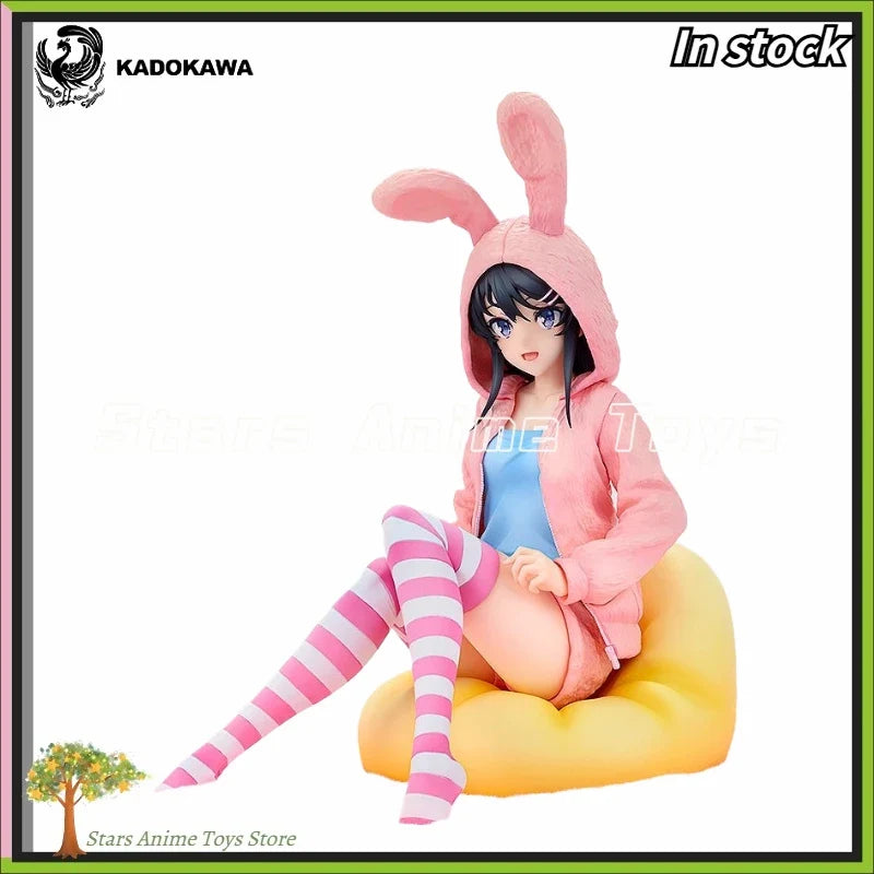 Original KADOKAWA KDcolle ‌Rascal Does Not Dream of Bunny Girl Senpai‌ Sakurajima Mai Rabbit Ear Jacket Animation Figure