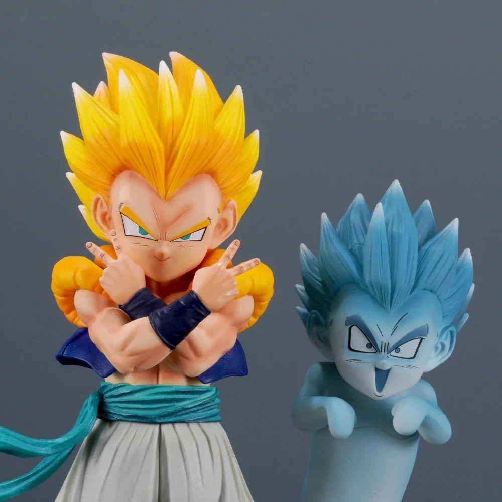 24cm/9.45in Anime Dragon Ball Figure Gotenks Action Figures Pvc Statue Desktop Ornamen Collection Model Toys Gifts