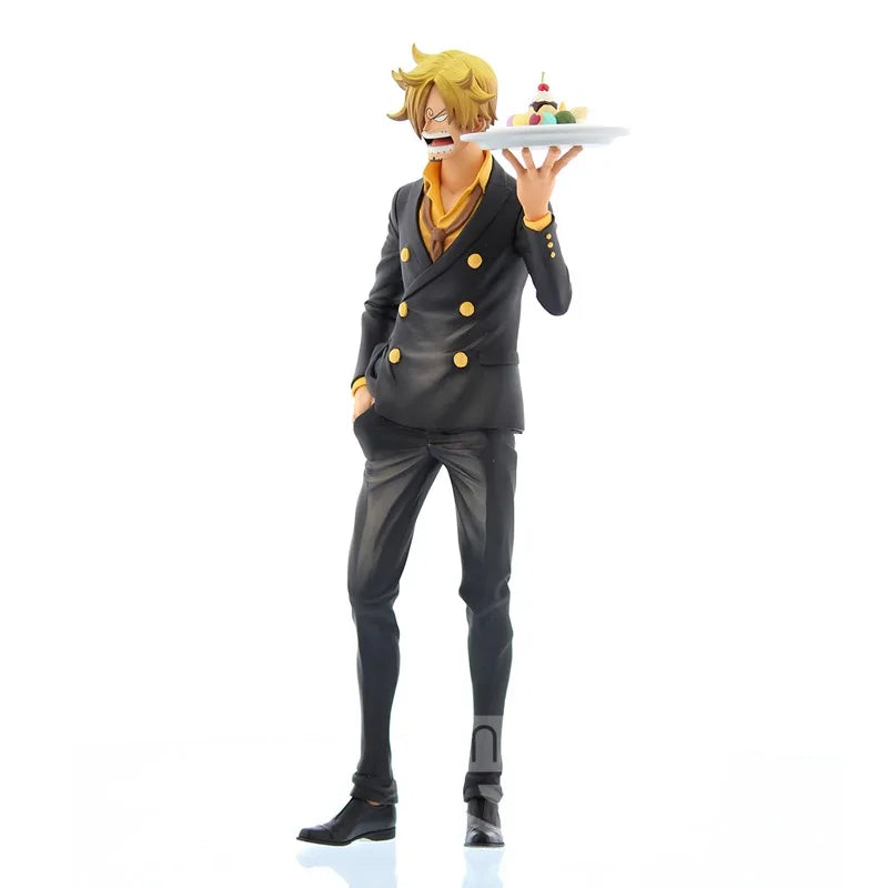 Bandai Original Banpresto Anime One Piece GRANDISTA NERO Sanji Action Figures Collection Doll Toys