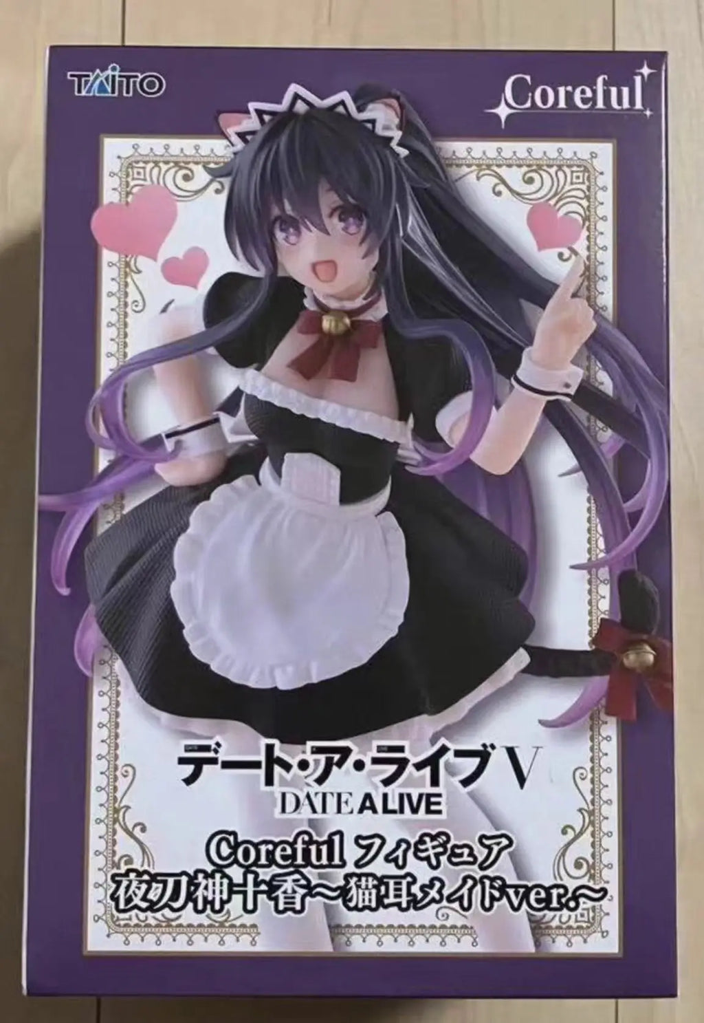 '-In Stock Original TAiTO DATE A LIVE Yatogami Tohka Cat Ear Maid 18cm Anime Figure Toys Doll Statue