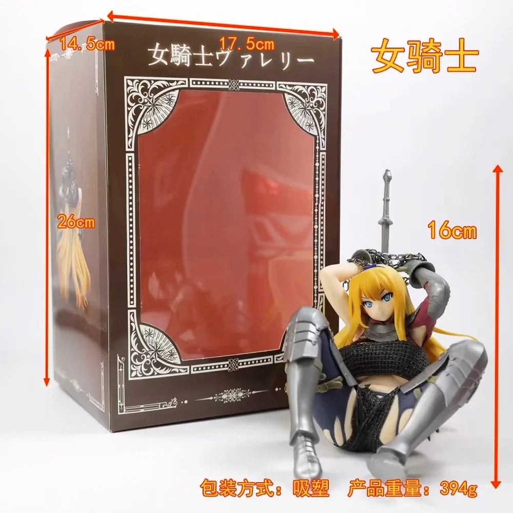 Defeated Female Knight Valerie Figure Anime Action Character Peripheral Girl Model Japanese Manga Toy Collection Ornament Gift
