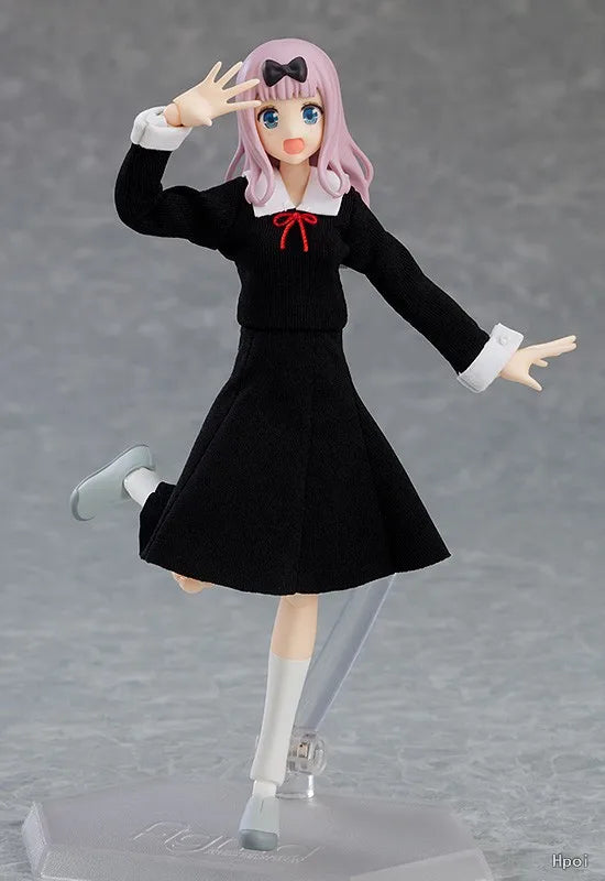 Original Max Factory Figma#540 Miss Kaguya Wants Me To Confess My Love Fujiwara Chika Anime Figure Model Toy Gift Collection