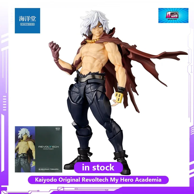 Kaiyodo Original Revoltech My Hero Academia Anime Action Figures Toys for Boys/Girls Collectible Model Ornaments Christmas Gift