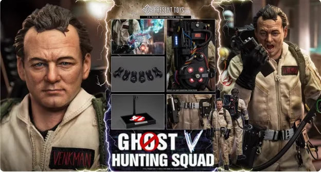 Present Toys 1/6th Scale Ghostbusters -St Agent Sp Pt-Sp77/Pt-Sp78 Model Gk Anime Peripheral Figure Good Children Gifts Toys