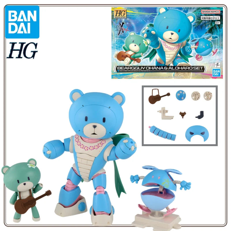 Kotobukiya Original Genuine Gundam Build Metaverse KUMA-F Beargguy F HGGBM Beargguy Ohana Assembly Model Action Figure Toys Gift