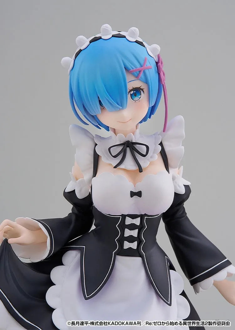 In Stock Original GSC POP UP PARADE Re: ZERO - Starting Life in Another World - REM Figures Anime Models Toys Gifts