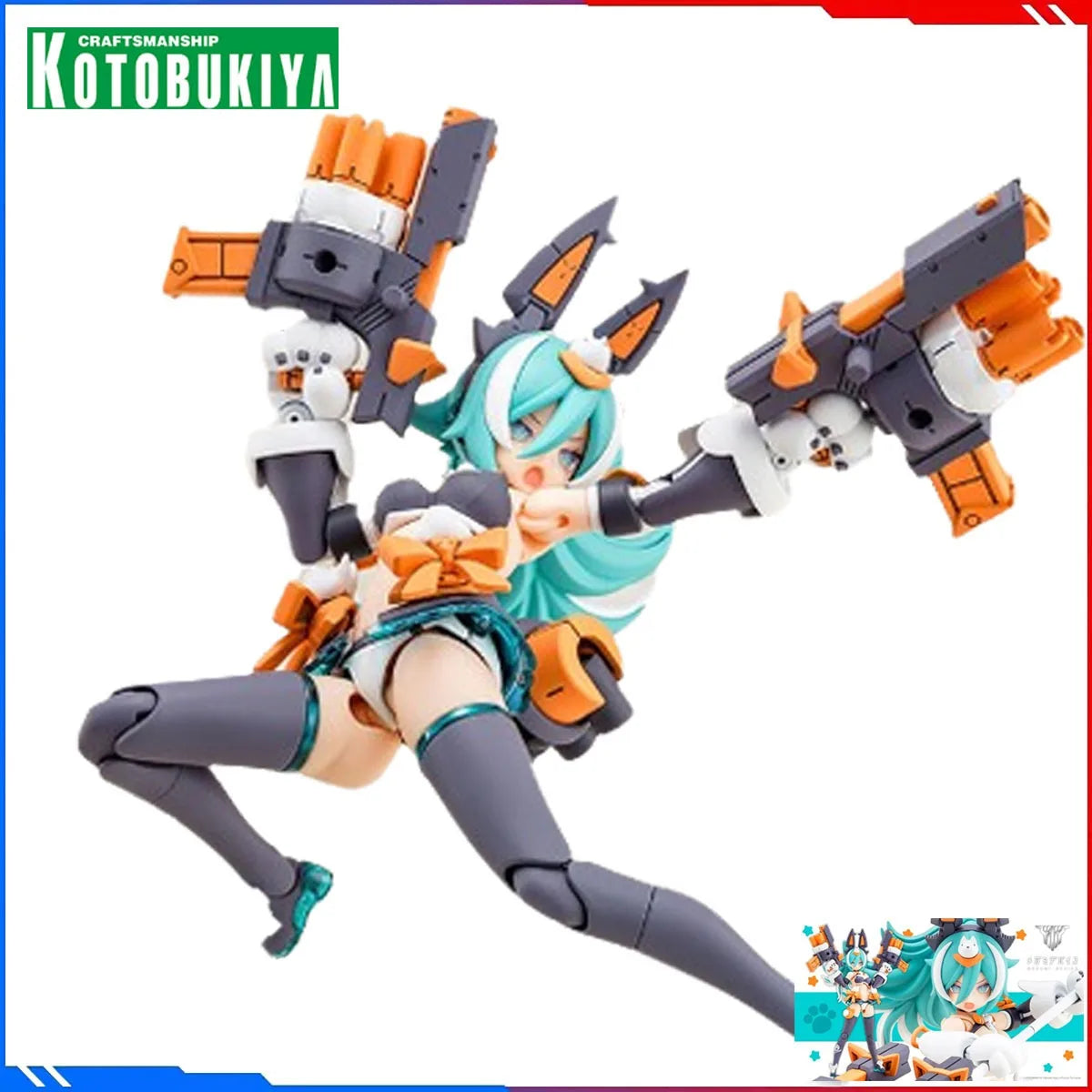 Kotobukiya Genuine Anime Model Kits MEGAMI DEVICE 30 PUNIMOFU LANG Toys Action Figure Assembly Model Gift for Boy Girl in Stock