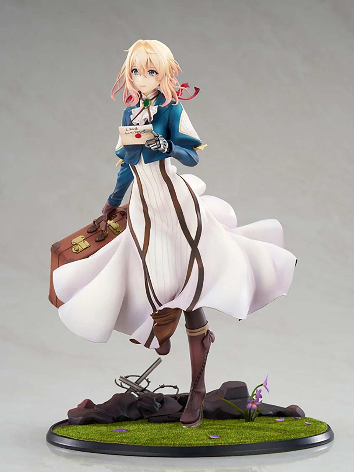 Original Genuine Apex Innovation Prepainted Violet Evergarden Violet Evergarden Auto Memory Doll Ver. 1/7 H=255mm Anime Figure