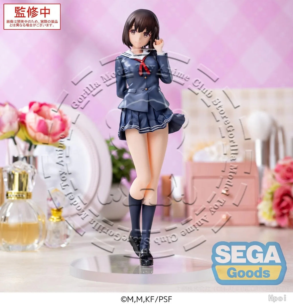 In Stock Original Genuine SEGA Luminasta Megumi Katō Figure Saekano Fine 22cm Anime Statue Japanese Collectible Gift Ornament