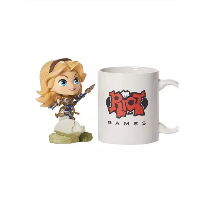 Original LOL League of Legends Radiant Girl Lux Figure Q Version Animation Action Figure Collection Ornament Model Toy Gift