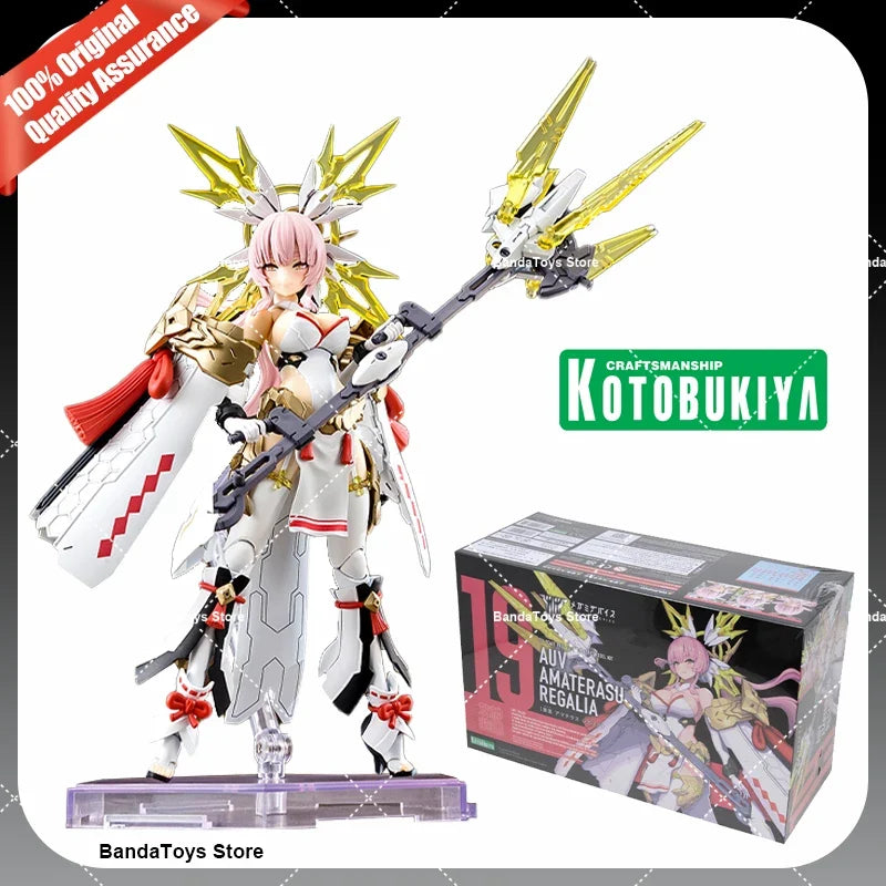 In stock 100% original Kotobukiya KP698 Megami Device Emperor Shrine AUV Amaterasu Regalia Anime Action Collection Figures Model