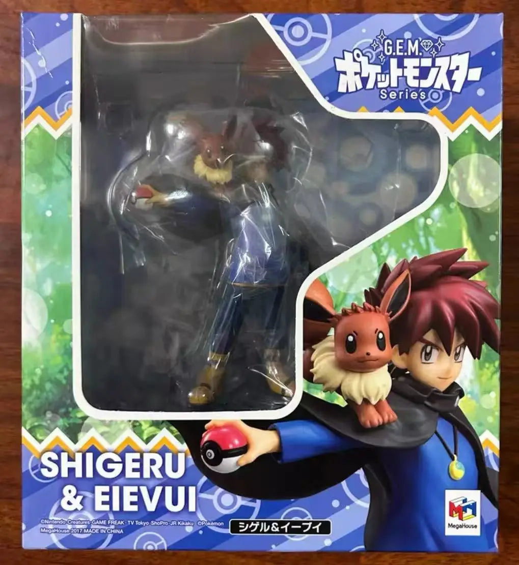 Original Kotobukiya 1/8 ARTFX J Pokemon Series Red with Charmander In Stock Anime Action Collection Figures Model Toys