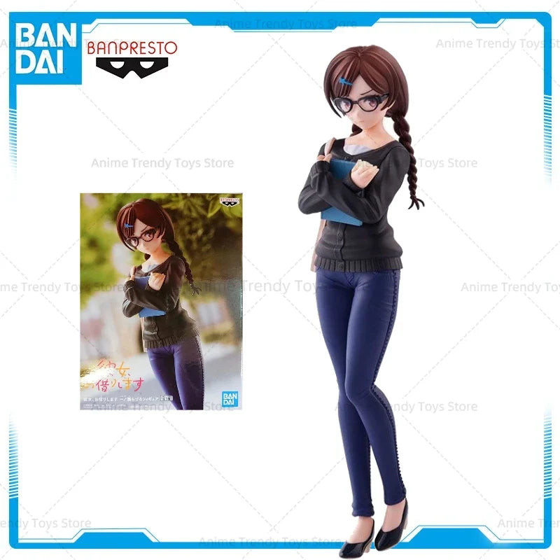 In Stock Original Bandai Genuine Collector Anime Rental Girlfriend Ichinose Chizuru Action Figures Toys Model Hobby WY