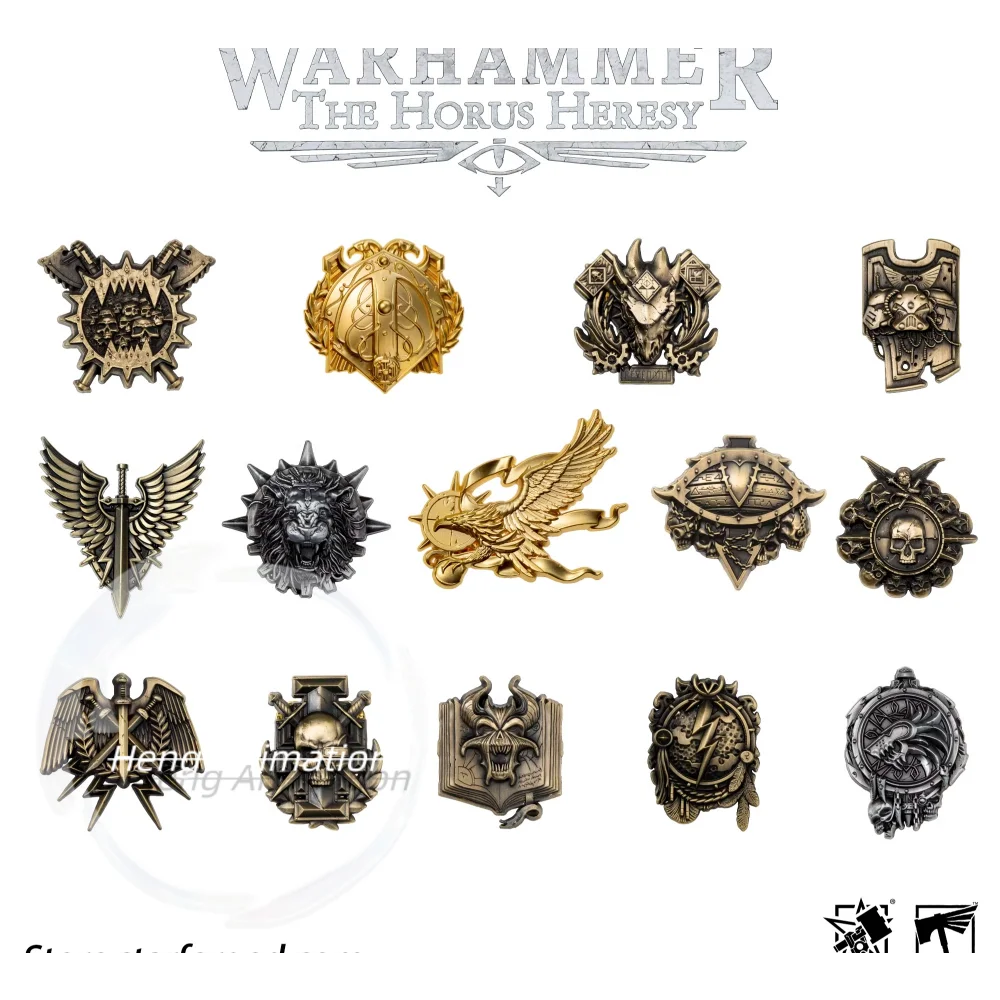 JOYTOY Star Forging Warhammer 40K Burning Galaxy - Honor Chapter Emblem Badge Peripheral Accessory, Cool and Stylish