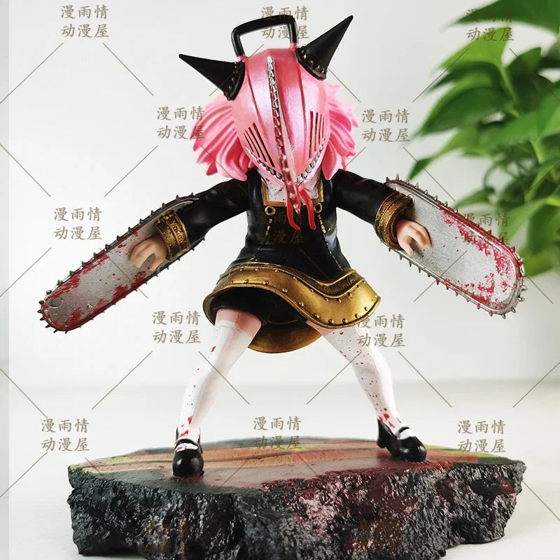 Reaper Anya Forger Chainsaw Man Garage Kit 2D Animation Collectible Action Figure Model Play Statue GK for Desktop Ornaments