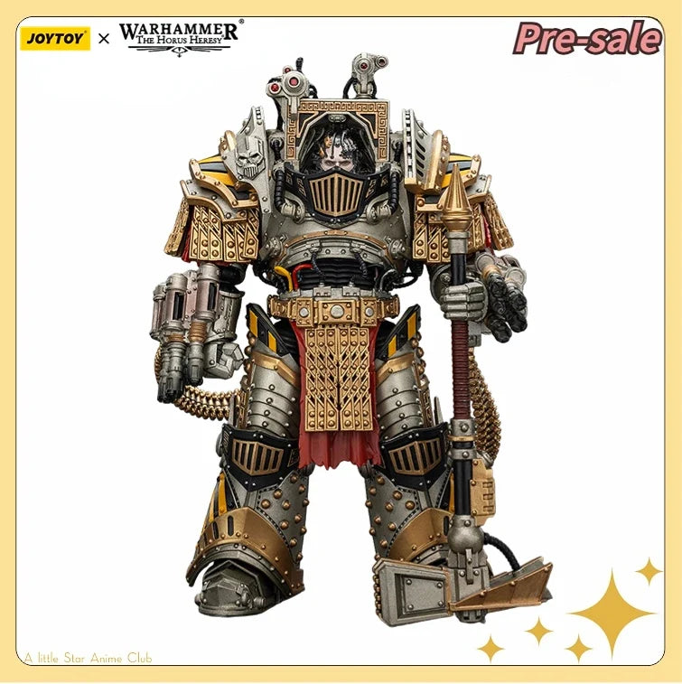 【Pre Sale】 JOYTOY 1/18 Action Figure Warhammer The Horus Heresy Iron Warriors Perturabo Primarch of The LVth Legion Toy