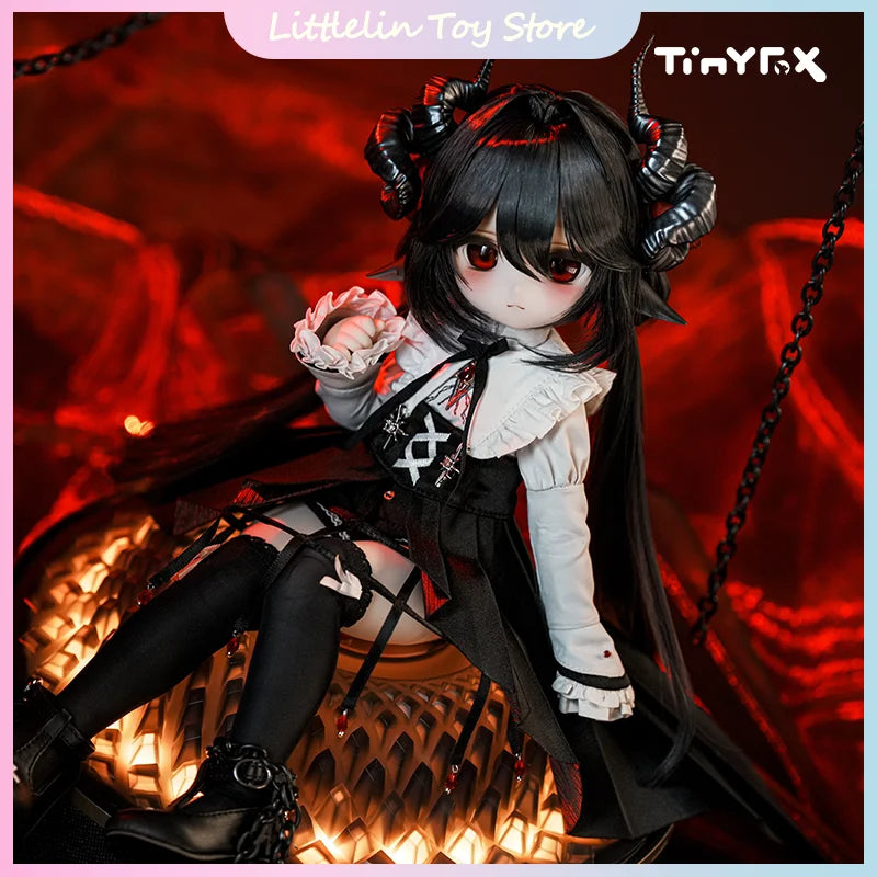 Offizieller Tinyfox Dark God Grafa Mjd 1/6 bewegliche Puppe Jubiläums-Stil Komplettset 2D Sammlerstück Modell Mädchen Geburtstagsgeschenk