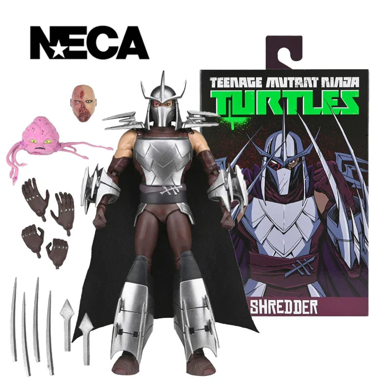 NECA Ultimate Shredder 7" Actionfigur Modell Puppe Garage Kit