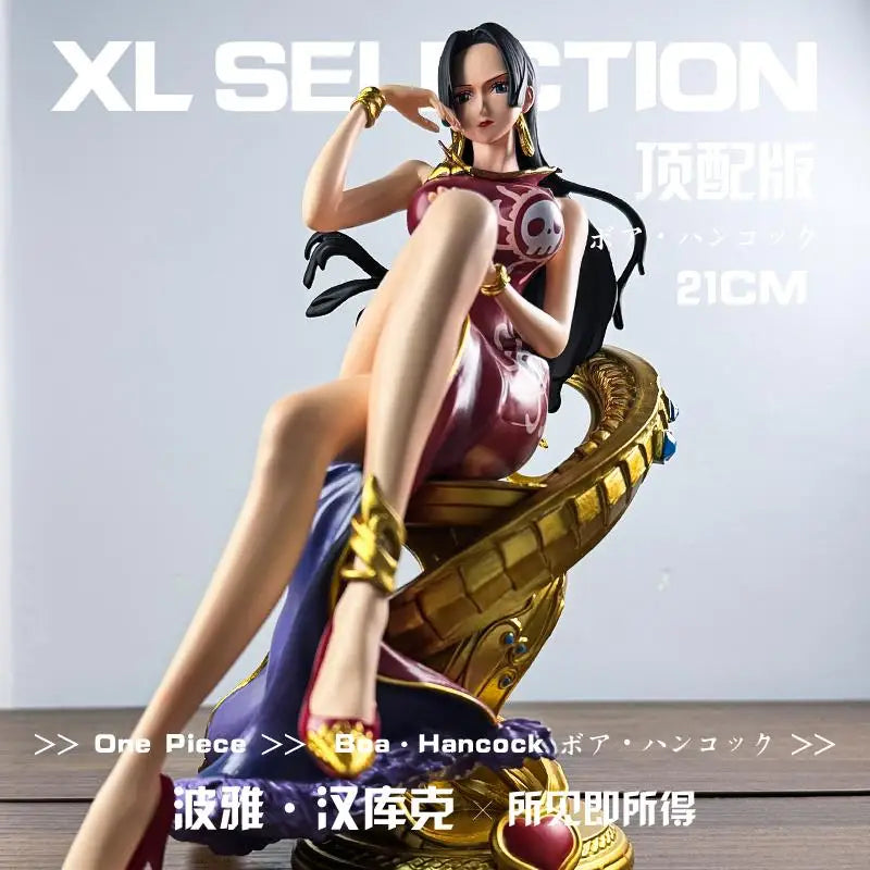 One Piece JT Studio Boa Hancock (Throne Empress) 26cm Anime Statue – Fully Painted Deluxe Articulated Figure | Collectible Model