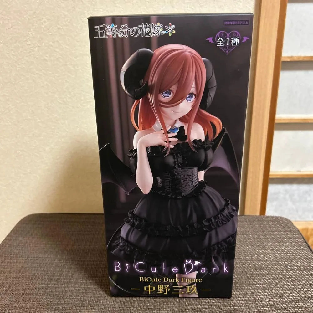 In Stock FuRyu Original Genuine BiCute Dark Figure TV Anime The Quintessential Quintuplets Nakano Miku 25cm Model Toys Xmas Gift