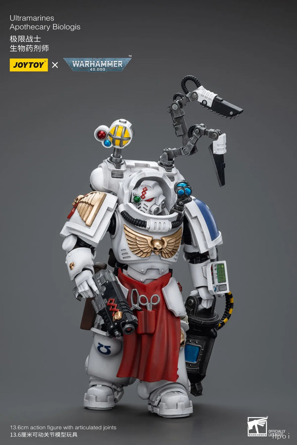 【In Stock】JOYTOY WARHAMMER 40K Ultramarines Apothecary Biologis 1/18 Action Figures Model Ornaments