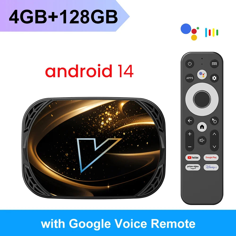 VONTAR X5 Android 14 TV Box Amlogic S905X5M(S905A) 4GB 128GB 32GB 64GB 1000M Wifi6 4K AV1 Google Play Media Player Set top box